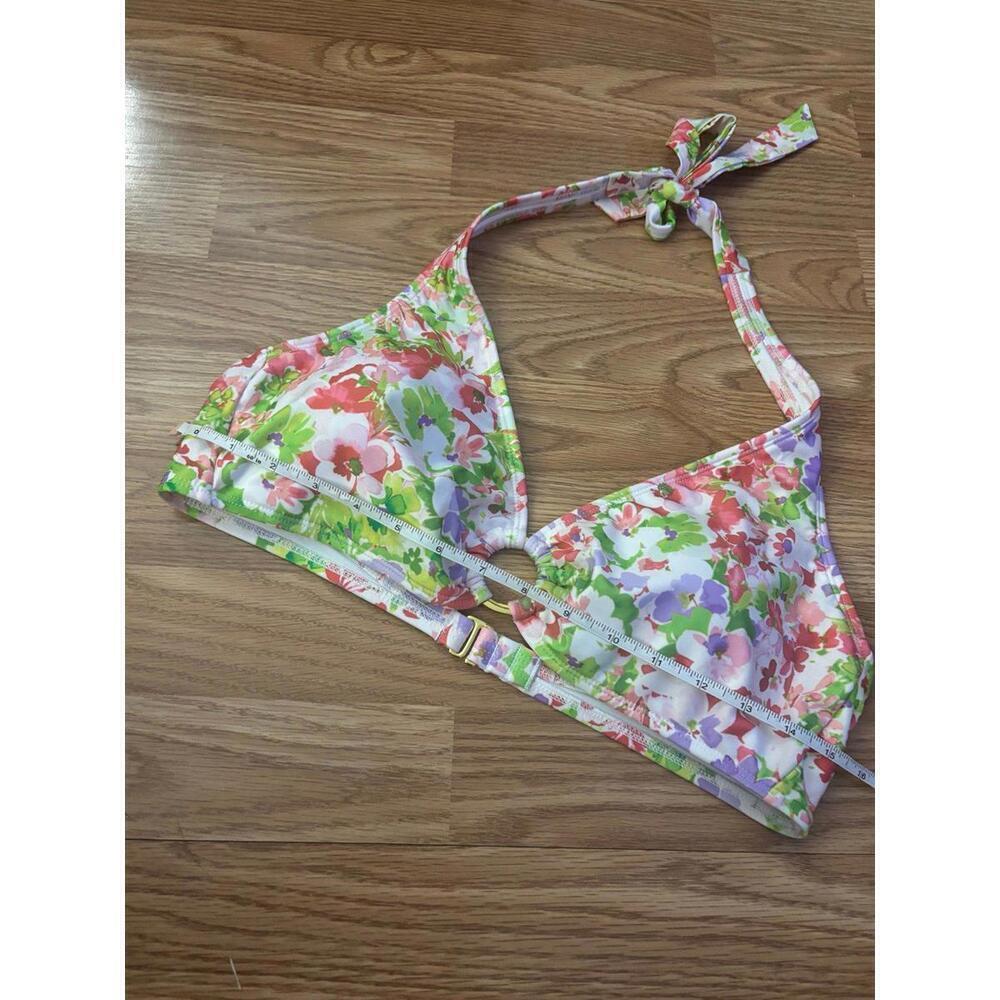 Shade & Shore Floral Bikini Top Size XL - Picture 4 of 6